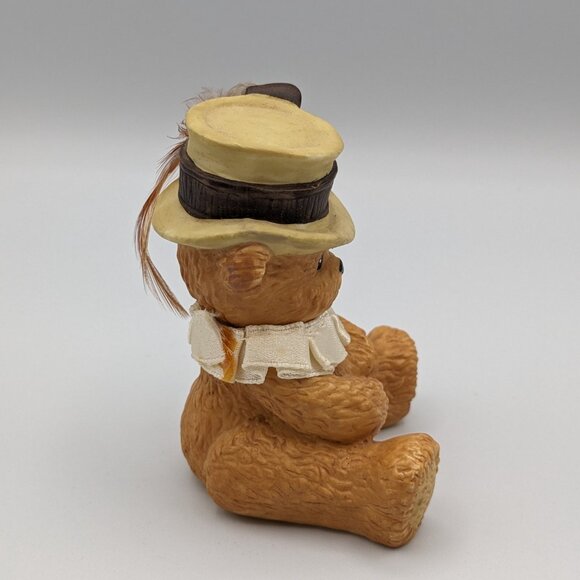 Vintage Chapeau Noelle by Lucy Rigg Debra Bear with Mini Top Hat Limited Edition - Picture 3 of 10